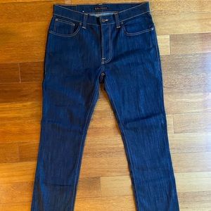 Nudie Thin Finn Organic Dry Ecru Jeans